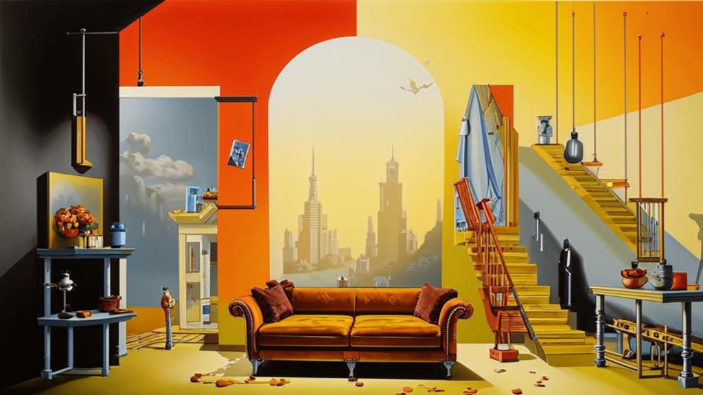 Повышение комфорта в квартире, сдаваемой посуточно - картина в стиле Сальвадора Дали