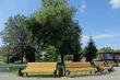 Скамейки в саду Пушкина