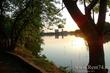 Закат на озере Верхнее Покровское в Краснодаре